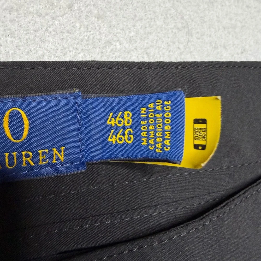 Polo Ralph Lauren Golf Shorts Mens 46 Black Performance Recycled Chino‎